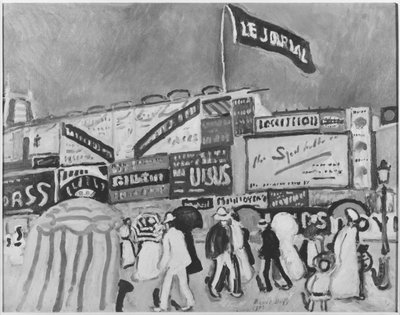 Carteles en Trouville de Raoul Dufy