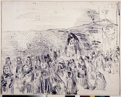 Procesión a Nápoles de Raoul Dufy