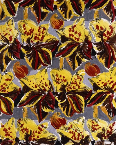Flores rojas y amarillas; Fleurs Rouges et Jaunes de Raoul Dufy