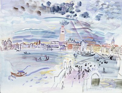 Riva degli Schiavoni, Venecia de Raoul Dufy