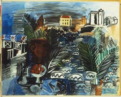 Naturaleza muerta junto al mar de Raoul Dufy