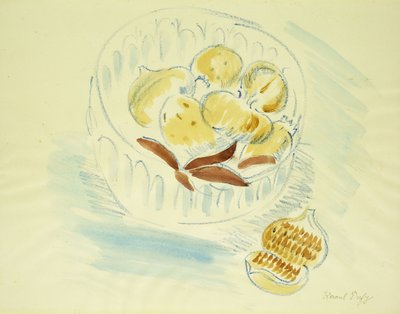 Naturaleza muerta con higos y granadas; Nature Morte aux Figues et la Grenade de Raoul Dufy