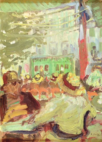 Terraza Café en Martigues de Raoul Dufy