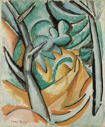 Los árboles verdes de Raoul Dufy