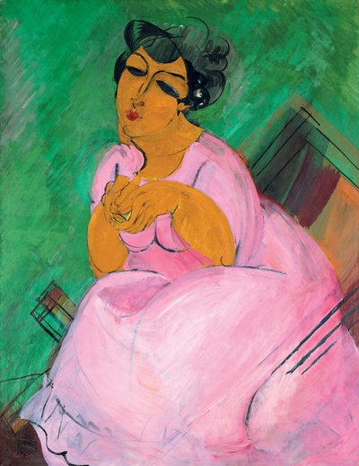 La dama de rosa; La Dame en Rose de Raoul Dufy