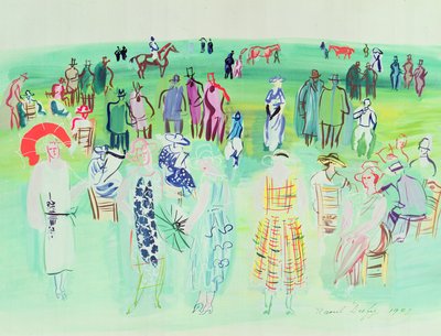 Los modelos Poiret en las carreras de Raoul Dufy