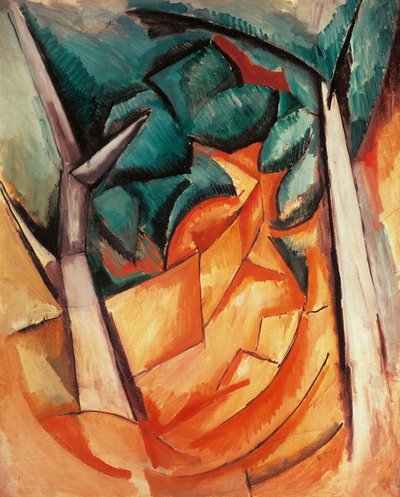 Árboles en Estaque de Raoul Dufy
