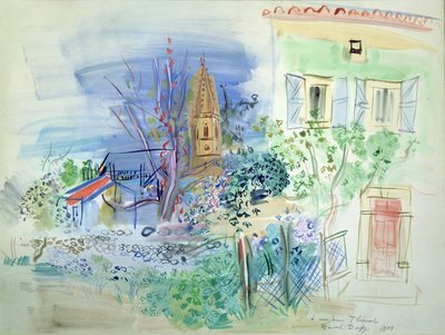 Vista de Perpiñán de Raoul Dufy