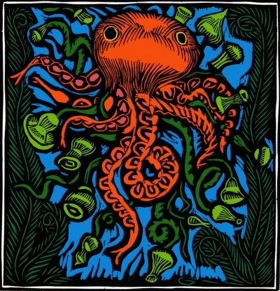 Zoología / Vida marina / Pulpo de Raoul Dufy