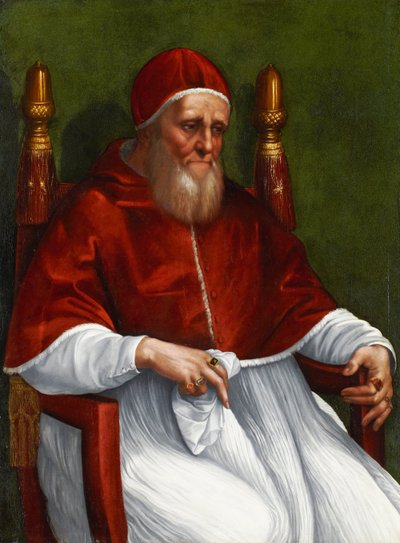 Retrato del Papa Julio II de Raphael (1483 1520) (& studio)