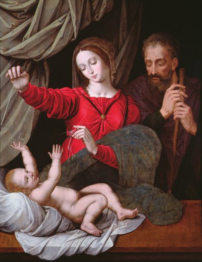 La Madonna de Loreto (copia - original en el Museo Condé, Chantilly) de after Raphael