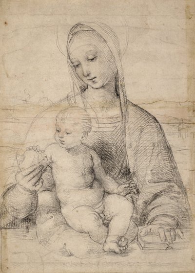 Madonna de la granada, c.1504 de Raphael