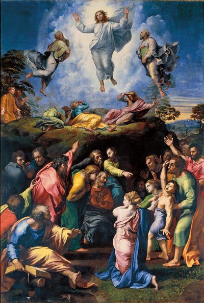 La Transfiguración, c.1519-20 de Raphael
