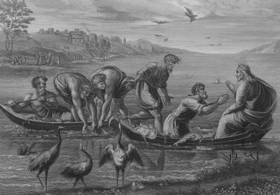 La pesca milagrosa de after Raphael