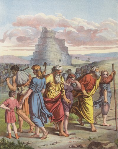 La Torre de Babel de after Raphael