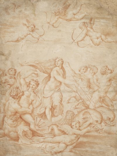 El triunfo de Galatea de after Raphael