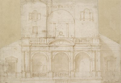 Diseño arquitectónico (Villa Madama) de Raphael