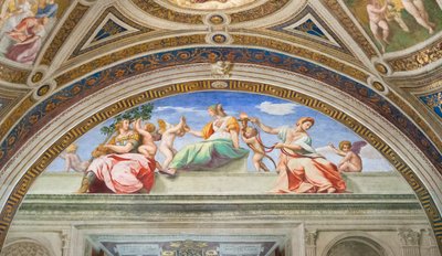 Virtudes cardinales y teologales de Raphael (1483 1520)