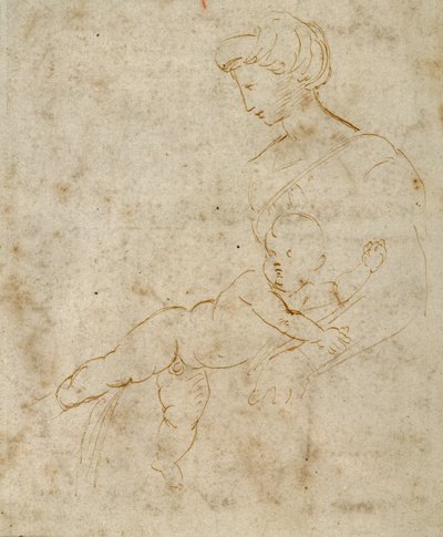 Madonna y Niño, c.1505 de Raphael