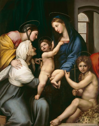Madonna del Paño, c.1514 de Raphael