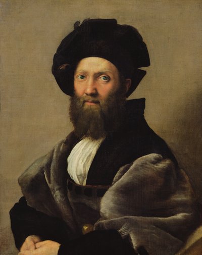 Retrato de Baldassare Castiglione antes de 1516 de Raphael