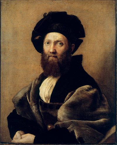 Retrato de Baldassare Castiglione de Raphael