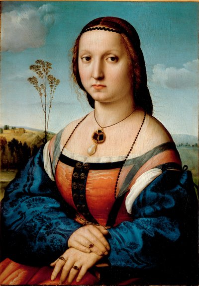 Retrato de Maddalena Doni de Raphael