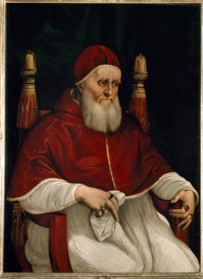 Retrato del Papa Julio II de Raphael