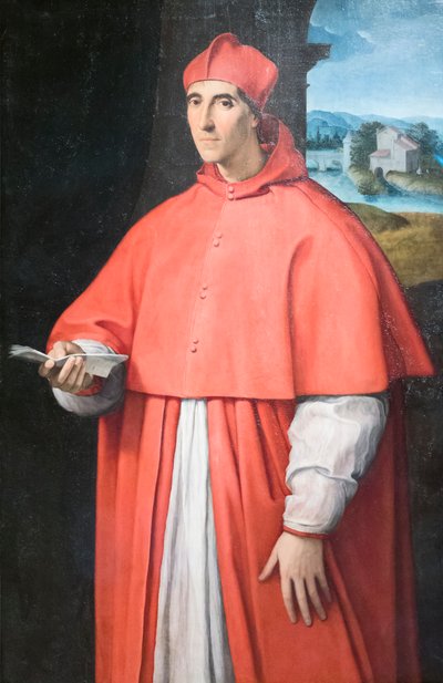 Retrato del cardenal Alessandro Farnese de Raphael (1483 1520)
