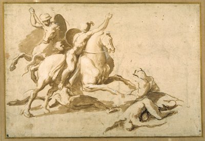 Estudio para una escena de batalla de Raphael