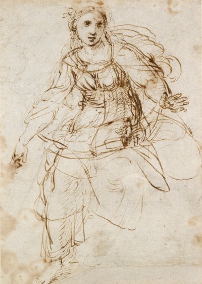 Figura alegórica de la teología de Raphael