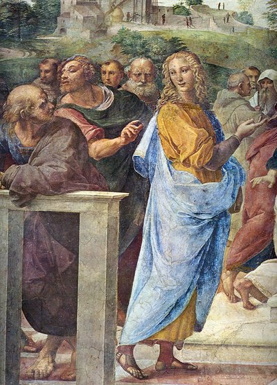 Disputa (detalle) de Raffaello Sanzio Raphael