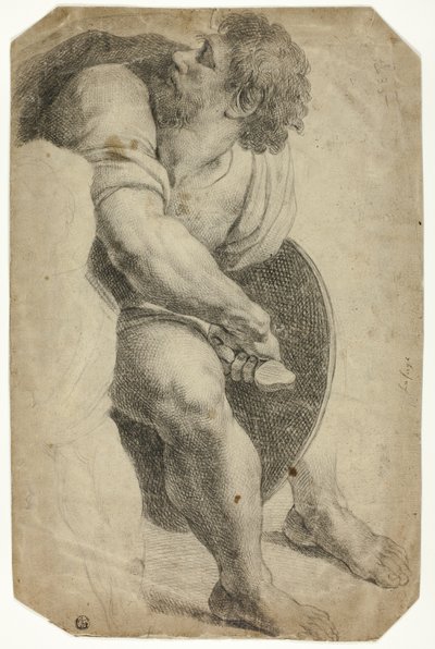 Guardia desenvainando su espada de Raphael