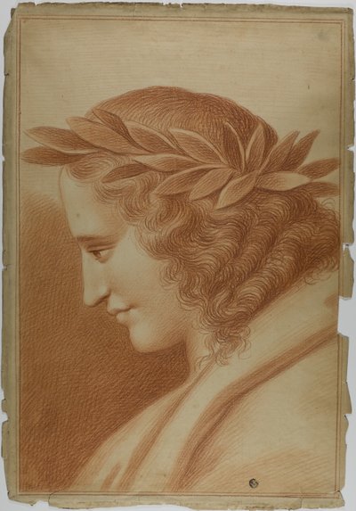 Poeta coronado con laurel de Raphael