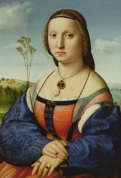 Retrato de Maddalena Doni, 1506 de Raffaello Sanzio Raphael