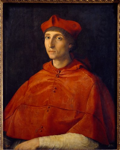Retrato de un cardenal de Raphael