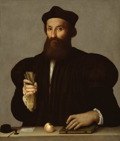 Retrato de un caballero, 1530-50 de Raphael