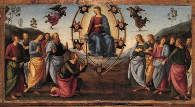 Panel de predela del retablo de Fano de Raffaello Sanzio Raphael