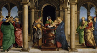 Presentación en el Templo (detalle) de Raphael