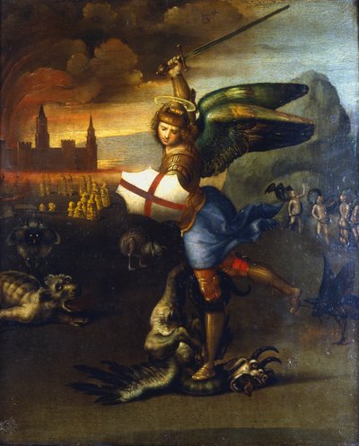 San Miguel Arcángel, c. 1503-1504 de Raphael
