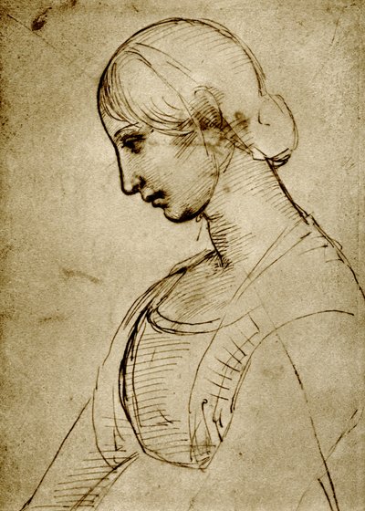 Estudio sobre una Madonna de Raffaello Sanzio Raphael