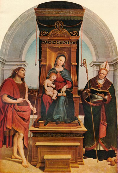 La Madonna Ansidei, 1505, 1911 de Raffaello Sanzio Raphael