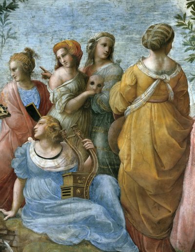 El Parnaso (detalle) de Raphael