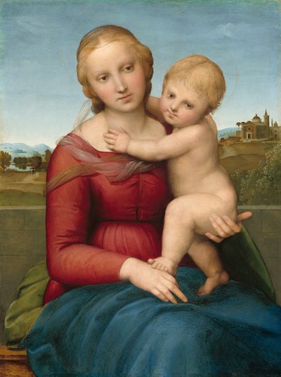 La pequeña Madonna Cowper, c. 1505 de Raphael