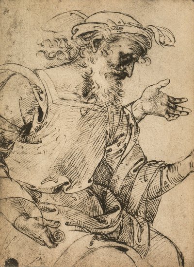 El profeta Ezequiel de Raffaello Sanzio Raphael