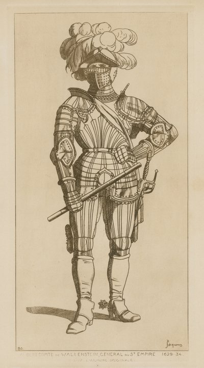 Alberto, Conde de Wallenstein y General del Sacro Imperio, 1629-34 de Raphael Jacquemin