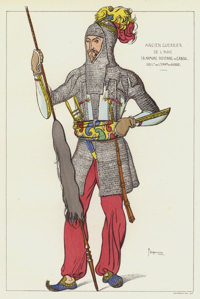Antiguo guerrero de Asia de Raphael Jacquemin