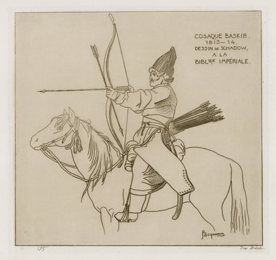 Cosaco Bashkir, 1813-1814 de Raphael Jacquemin