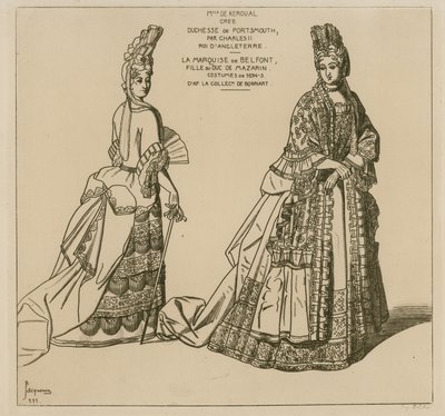 Trajes de 1694-5 de Raphael Jacquemin