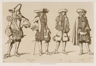 Caballeros franceses del siglo XVII de Raphael Jacquemin
